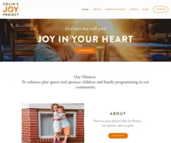 Colinsjoyproject.org(Colin's Joy Project) Screenshot