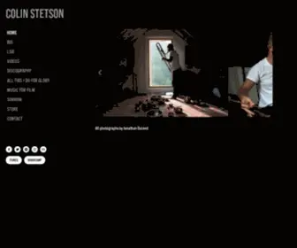 Colinstetson.com(Colin Stetson) Screenshot