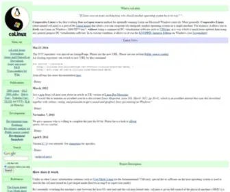 Colinux.org(Cooperative Linux) Screenshot