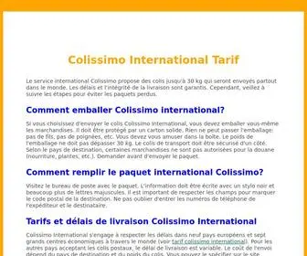 Colis-International.fr(Tarif Colissimo International) Screenshot