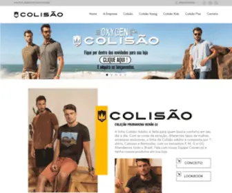 Colisao.com.br(Confecção de Camisas Polo e Camisetas Masculinas) Screenshot