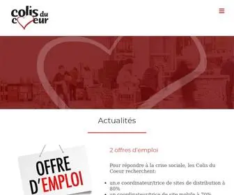 Colisducoeur.ch(Colis du coeur) Screenshot