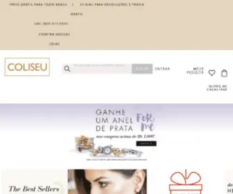 Coliseu.com.br(Adquira o que há de melhor na joalheria brasileira) Screenshot