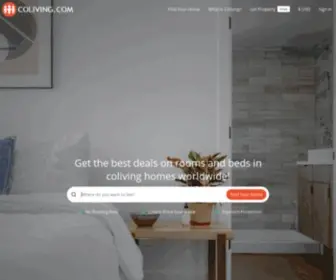 Coliving.com(Find Your Perfect Coliving Space) Screenshot