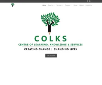 Colks.org(Centre of Learning) Screenshot