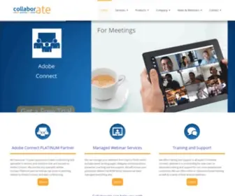 Collab8.com(Communication & Collaboration Including Distance Learning Training) Screenshot
