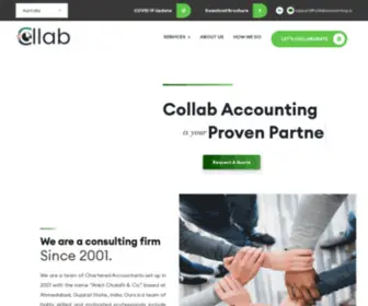 Collabaccounting.in(We Value Collaboration Collab Accounting Grab 20 Hours Free Trial We Value Transparency) Screenshot
