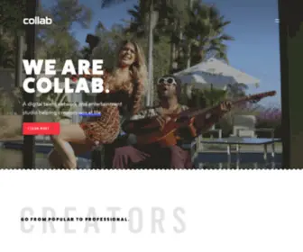 CollABCReators.com(Collab) Screenshot