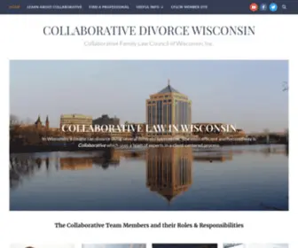 Collabdivorce.com(Learn about Collaborative Divorce in Wisconsin. Collaborative) Screenshot