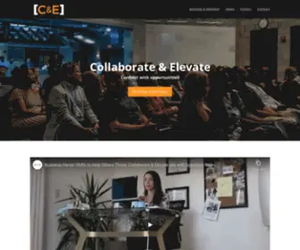 Collaborateandelevate.com(Collaborate and Elevate) Screenshot