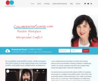 Collaborationschool.com(Conflict Resolution Coach & Expert Conflict Mediation) Screenshot