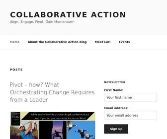 Collaborative-Action.com(Align, Engage, Pivot, Gain Momentum) Screenshot