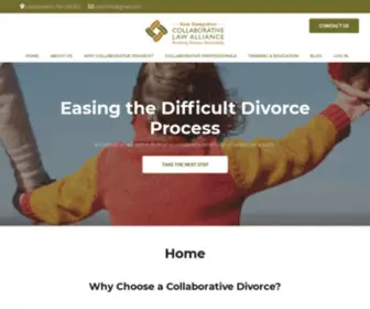 Collaborativelawnh.org(NHCLA Home) Screenshot