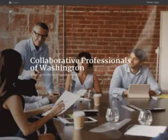 Collaborativeprofessionalsofwashington.org(Collaborative Professionals of Washington) Screenshot