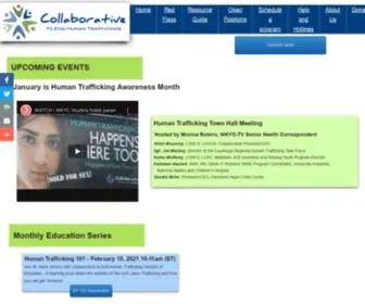 Collabtoendht.org(Human Trafficking) Screenshot