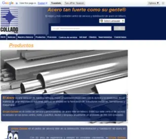 Collado.com.mx(GRUPO COLLADO S.A) Screenshot