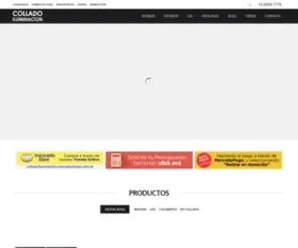 Colladoiluminacion.com.ar(Collado Iluminación) Screenshot