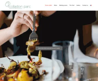 Colladonparc.com(Restaurant à Genève) Screenshot