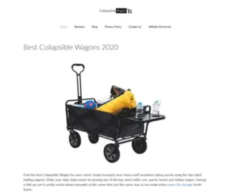 Collapsiblewagon.com(Collapsible Wagons) Screenshot