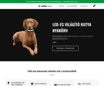 Collardog.hu(LED-es világító kutya nyakörv (USB töltéssel)) Screenshot