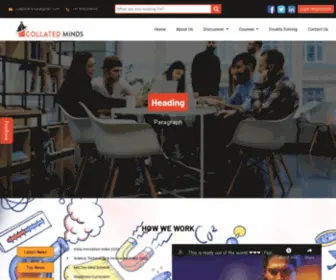 Collatedminds.com(Collated Minds) Screenshot