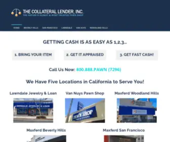 Collaterallender.com(Maxferd Jewelry & Loans) Screenshot