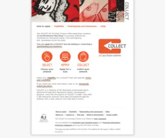Collect-ART.com.au(COLLECT Art Purchase Scheme) Screenshot