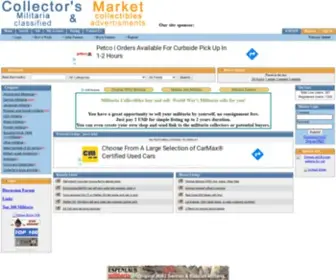 Collect-Militaria.com(Military classifieds) Screenshot