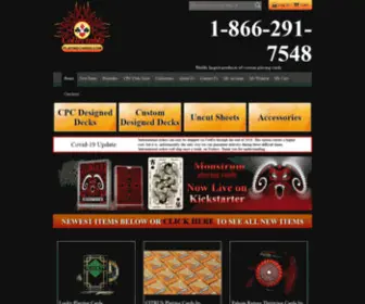 Collectableplayingcards.com(Magic Shop) Screenshot
