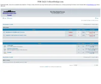 Collectableships.com(Fine Scale Model Warships and Ocean Liners) Screenshot
