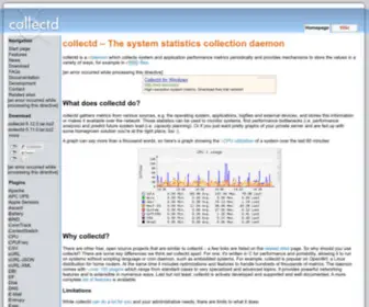 Collectd.org(The system statistics collection daemon) Screenshot