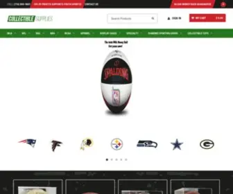 Collectible-Supplies.com(Sports Memorabilia Store) Screenshot