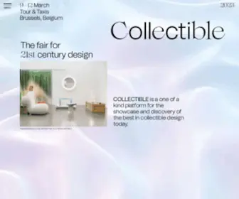 Collectible.design(The fair for 21st century design. COLLECTIBLE) Screenshot