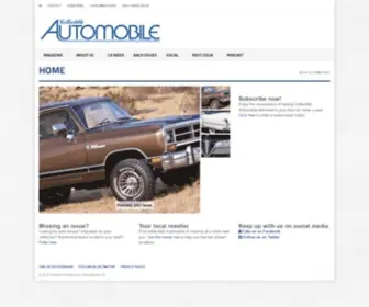 Collectibleautomobile.com(Collectible Automobile Magazine) Screenshot