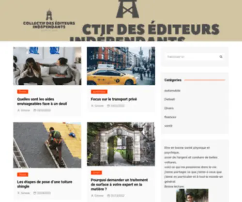 Collectif-Des-Editeurs-Independants.fr(Collectif Des Editeurs Independants) Screenshot