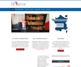 Collectifracine.fr(Les enseignants patriotes) Screenshot