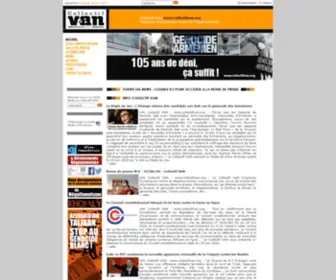 CollectifVan.org(Génocide) Screenshot