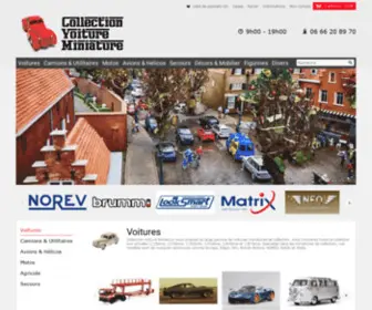 Collection-Voiture-Miniature.com(Vente de voitures miniatures pour collectionneurs) Screenshot