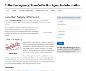 Collectionagency.info(Collection Agency Information) Screenshot