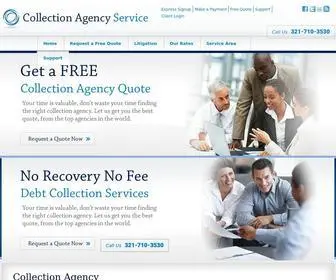 Collectionagencyservice.com(Collection Agency) Screenshot