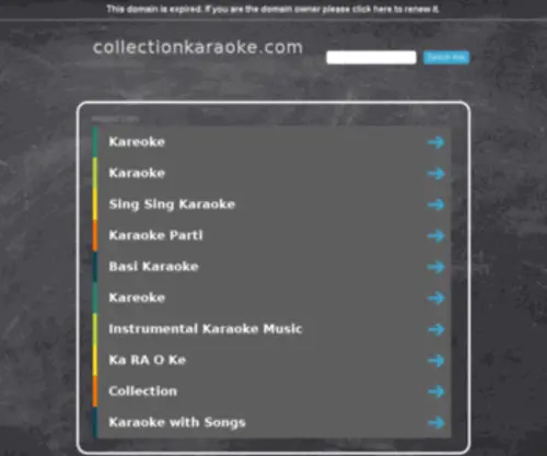 Collectionkaraoke.com(Караоке онлайн) Screenshot