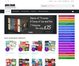 Collectionsforschool.co.uk(Pickabook books for primary and secondary schools) Screenshot