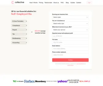 Collective.com(Collective offers financial solutions designed for self) Screenshot
