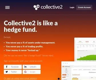 Collective2.com(The alternative alternative investment) Screenshot