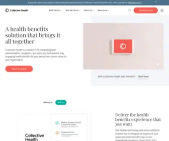 Collectivehealth.com(Collective Health offers the first integrated solution) Screenshot
