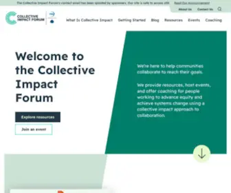 Collectiveimpactforum.org(Collectiveimpactforum) Screenshot
