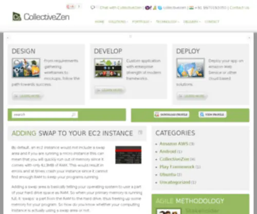 Collectivezen.com(Innovations Unlimited) Screenshot