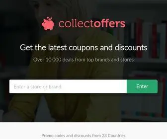 Collectoffers.com(Discounts and Deals at CollectOffers.com) Screenshot