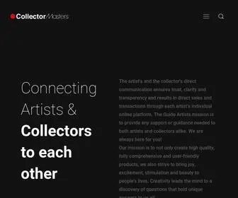 Collector-Masters.com(Connecting Artists and Collectors) Screenshot