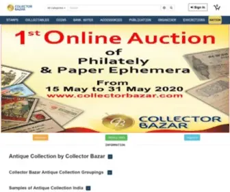 Collectorbazar.com Screenshot